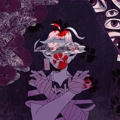 Digital Illustration + Collage, 2024 (COMMISSION)